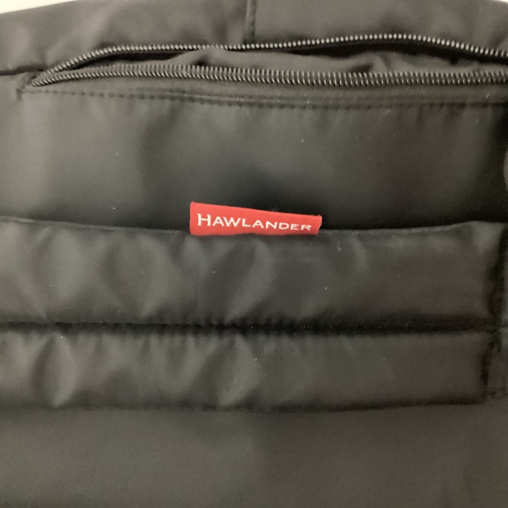 HAWLANDER UNISEX BLACK  BACKPACK LIGHT MEDIUM SIZE 11x17x5 - Picture 12 of 13